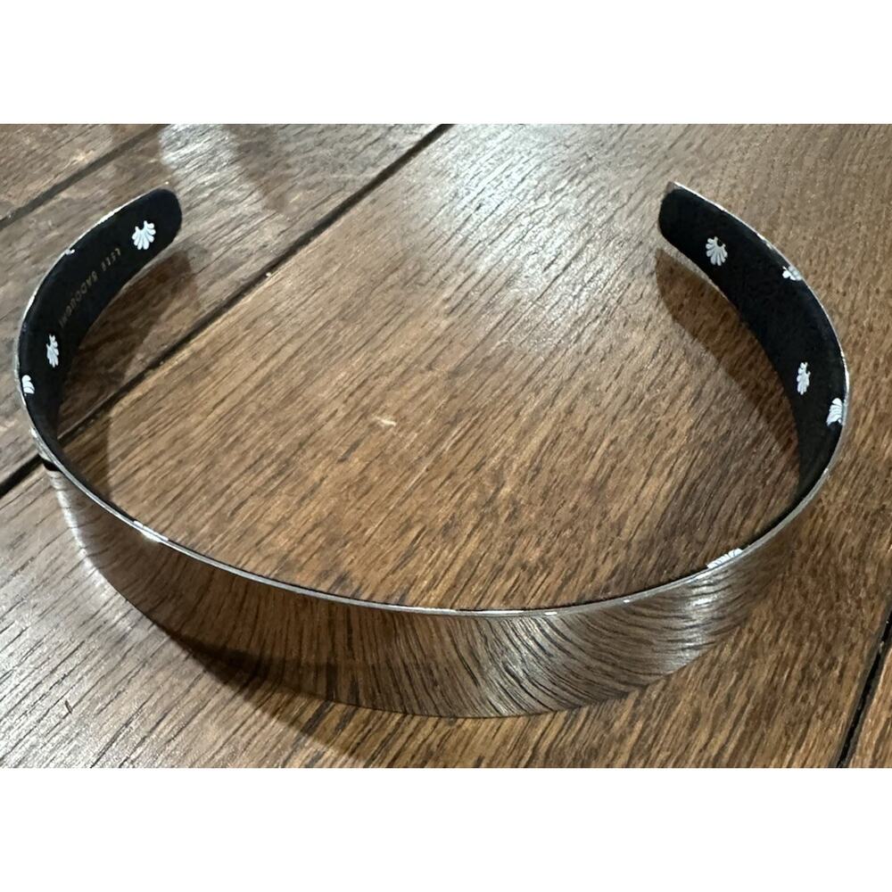 Lele Sadoughi Silver Metal Headband - Picture 2 of 3